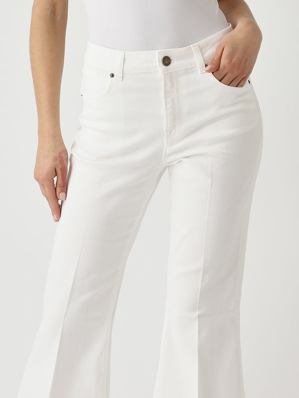 5. Pantalone donna in bull di cotone stretch Giglio Twinset 261tp2680