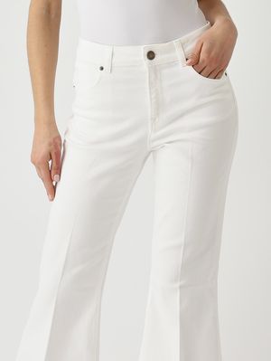 5. Pantalone donna in bull di cotone stretch Giglio