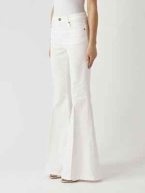 3. Pantalone donna in bull di cotone stretch Giglio