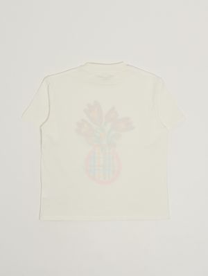 2. Camiseta de niña de algodón Marfil