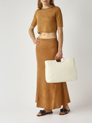 2. Women's viscose top Wood-Peach