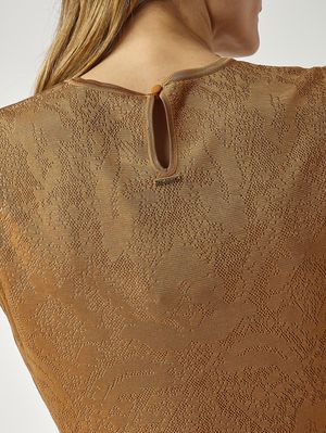 5. Women's viscose top Wood-Peach
