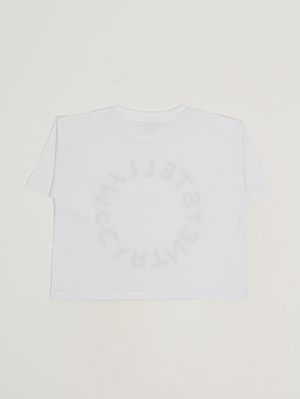 2. Mädchen-T-Shirt aus Baumwolle Weiß