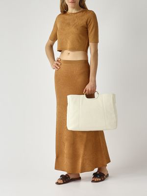 2. Gonna donna in viscosa Legno-Pesca