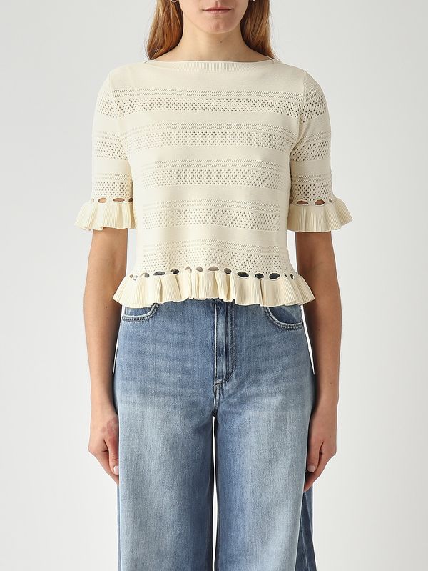 1. Jersey de mujer de mezcla de viscosa Nácar Twinset 261tp3082