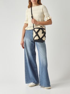 2. Jersey de mujer de mezcla de viscosa Nácar