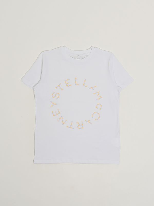 1. T-shirt en coton pour fille Blanc Stella McCartney ty8c71z0434