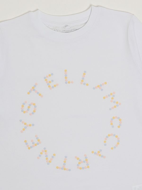 3. T-shirt en coton pour fille Blanc Stella McCartney ty8c71z0434
