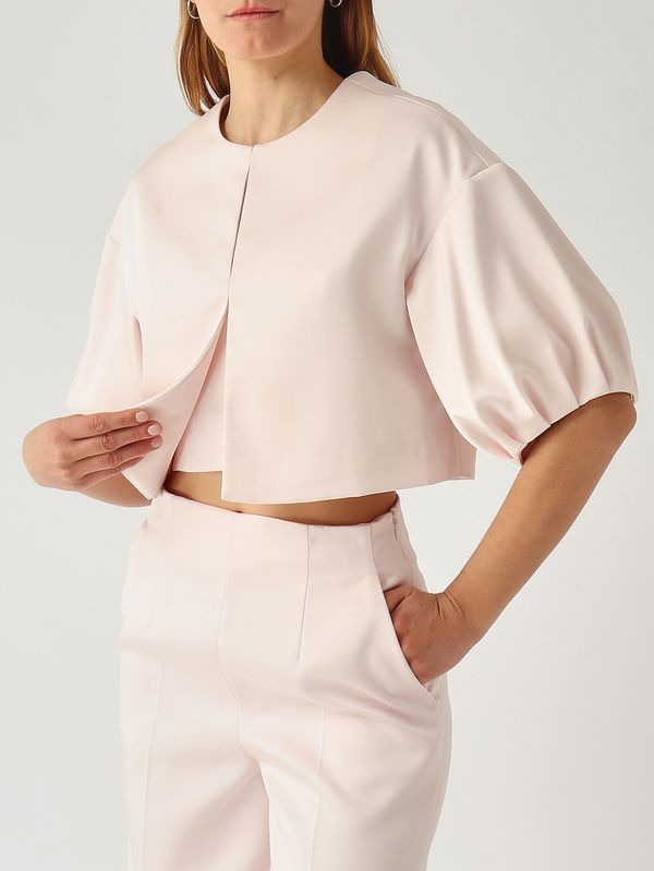 5. Giacca donna in tessuto duchess Rosa Twinset 261tp2410