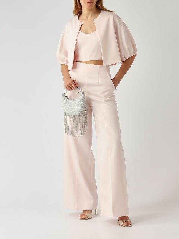 2. Damen-Top aus Duchesse-Satin Rosa Twinset 261tp2413