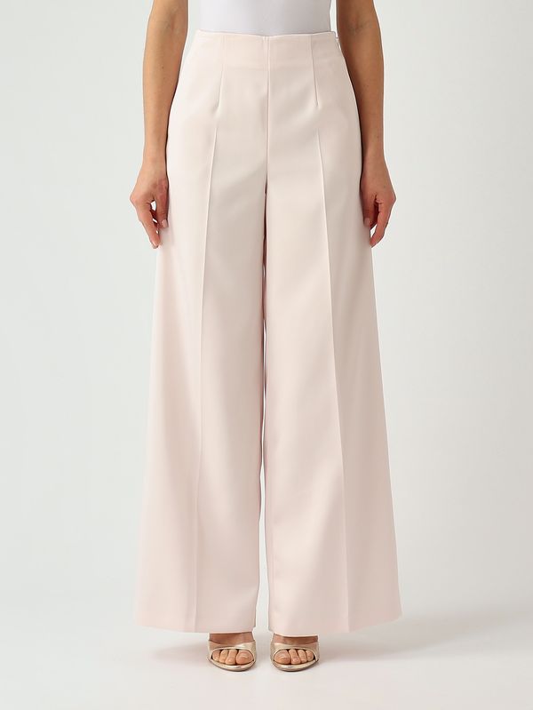 1. Pantalón de mujer en tejido duquesa Rosa Twinset 261tp2417