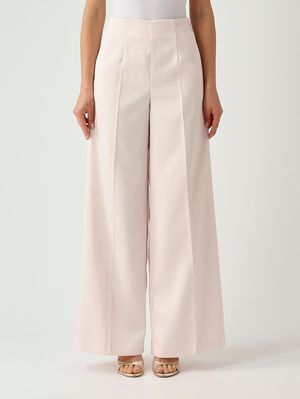 1. Pantalón de mujer en tejido duquesa Rosa