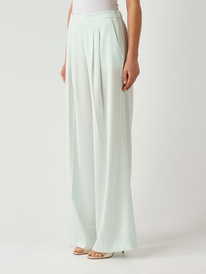 3. Pantalone donna in raso Acqua