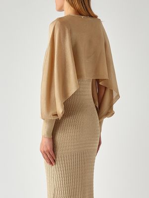 4. Pull femme en viscose mélangée lurex Sable-Lurex