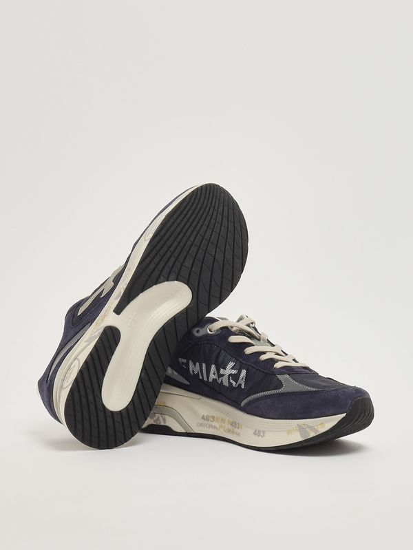 4. Sneakers uomo Moerun 7306 in suede e nylon Blu Premiata moe07306