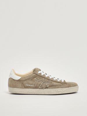 1. Herren-Sneaker Steven 6221 aus Veloursleder Turteltaube