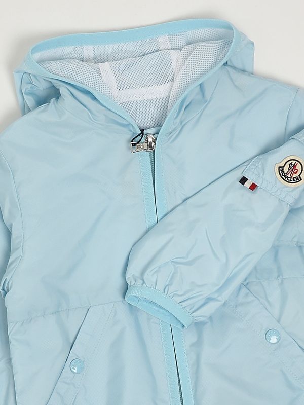 3. Giacca neonato Songu in nylon Celeste Moncler 9511a0001653a5e