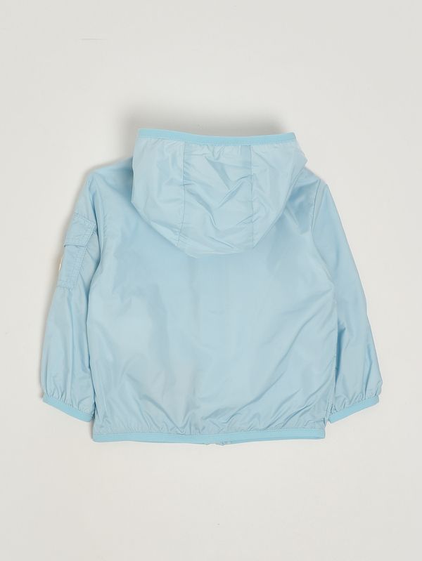 2. Giacca neonato Songu in nylon Celeste Moncler 9511a0001653a5e