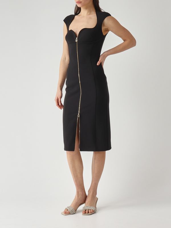 Elisabetta Franchi Women's crepe dress - Black | Caposerio.com