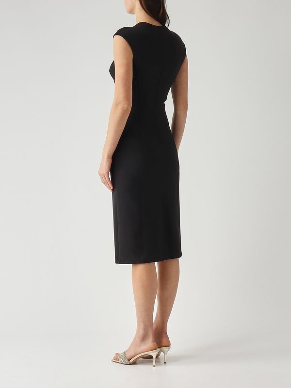 4. Vestido de mujer de crepé Negro Elisabetta Franchi ab90061e2