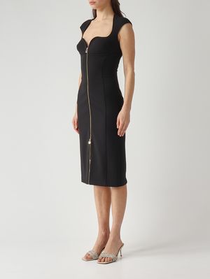 3. Vestido de mujer de crepé Negro