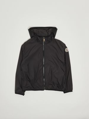 1. Mädchenjacke Fegeo aus Nylon Schwarz