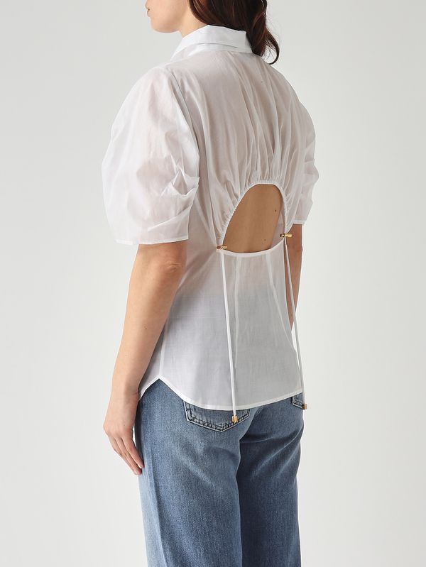 4. Chemise femme en coton Blanc Elisabetta Franchi ca11961e2