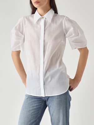 5. Chemise femme en coton Blanc