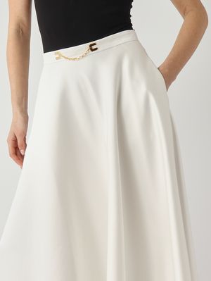 5. Damenrock aus Duchesse Elfenbein