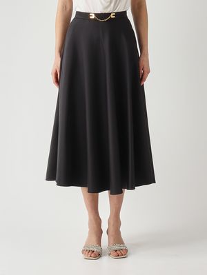 1. Women's duchesse skirt Black