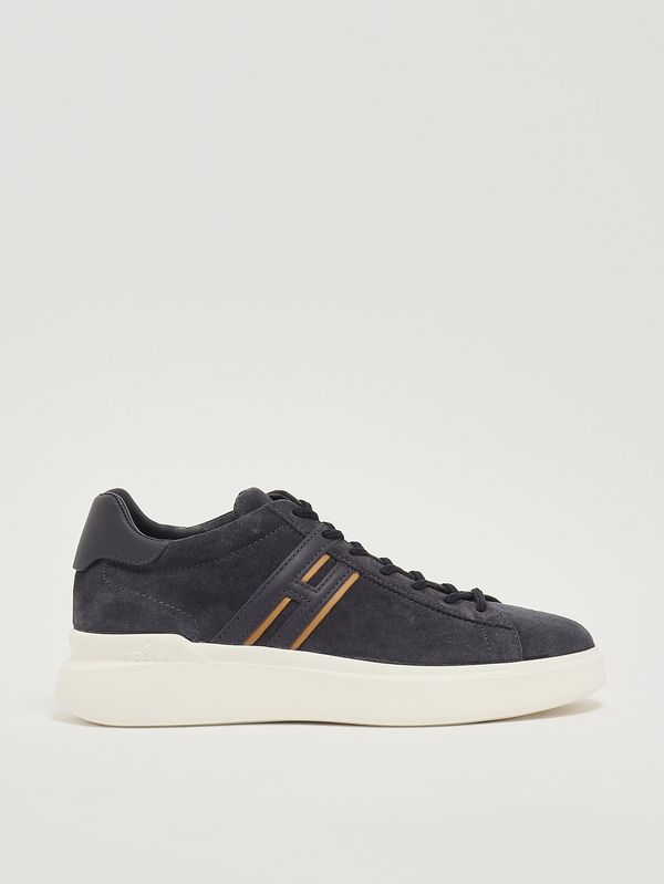 Baskets homme H580 en daim Bleu Hogan