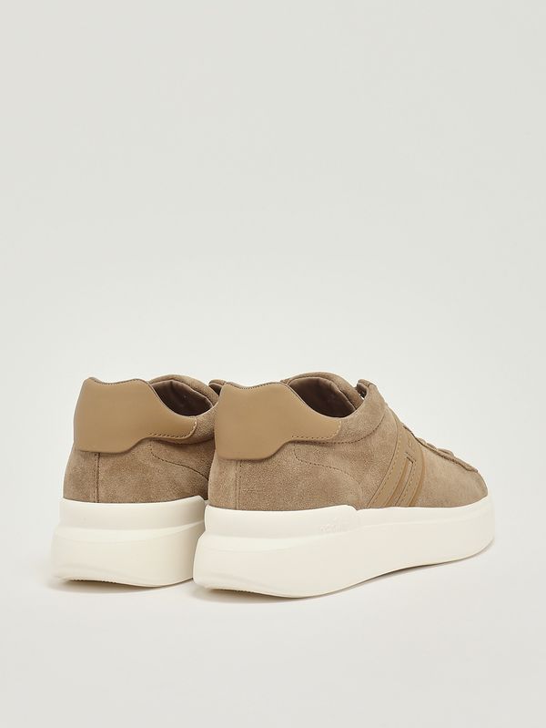 3. Men's H580 suede leather sneakers Sand Hogan hxm5800dv42uho