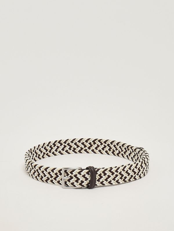 1. Men's woven fabric belt Bianco-Moro 1+ in the family b0667ne41