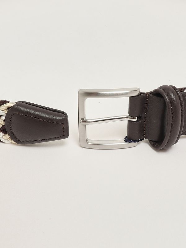 2. Men's woven fabric belt Bianco-Moro 1+ in the family b0667ne41