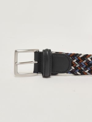 3. Men's woven fabric belt Multicolor