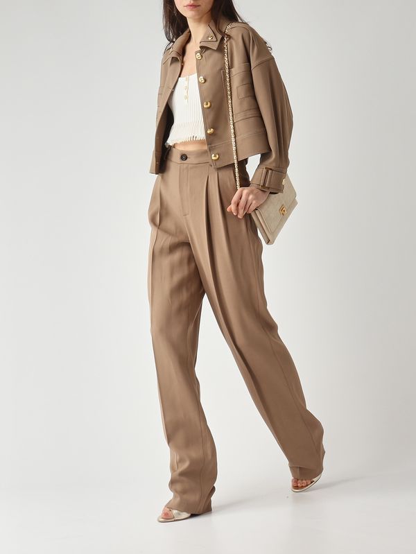 2. Women's stretch viscose trousers Clay Elisabetta Franchi pa17661e2