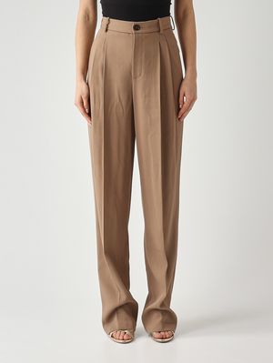 1. Pantalón de mujer de viscosa elástica Arcilla