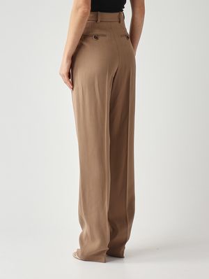 4. Pantalón de mujer de viscosa elástica Arcilla