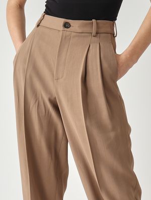5. Pantalón de mujer de viscosa elástica Arcilla