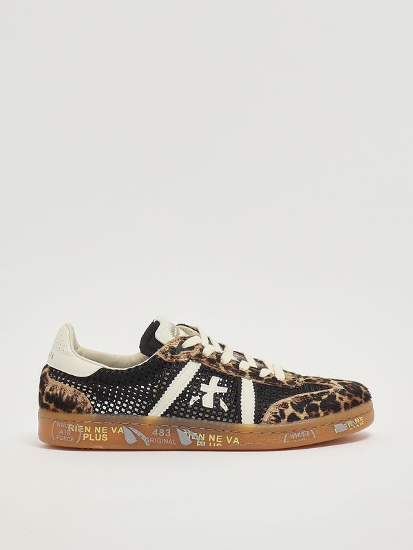 1. Damen-Sneaker Bonnied 8200 aus Leder Schwarz-Animalprint Premiata bonnied8200