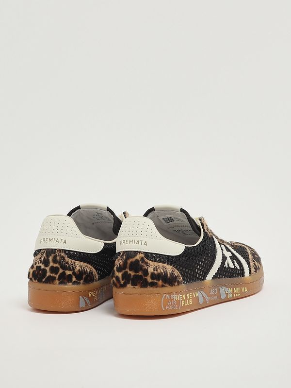 3. Damen-Sneaker Bonnied 8200 aus Leder Schwarz-Animalprint Premiata bonnied8200