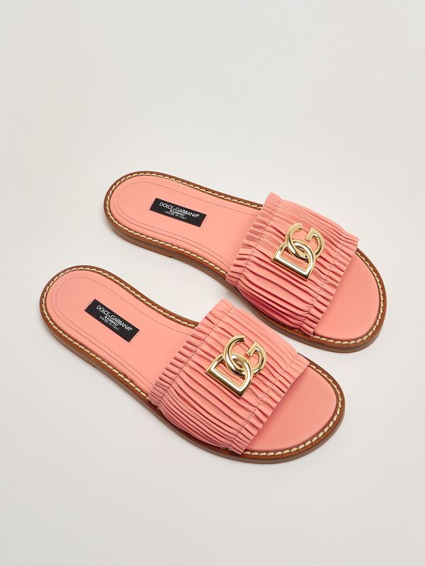 2. Sandalia de piel para niña Rosa Dolce e Gabbana d11373a1850