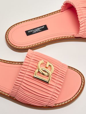 4. Sandalia de piel para niña Rosa