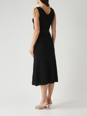 4. Robe femme en maille Noir