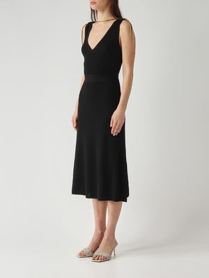 3. Robe femme en maille Noir