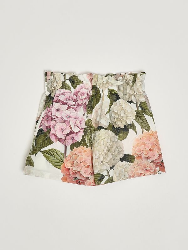 2. Mädchen-Shorts aus Baumwolle Weiß-Rosa Dolce e Gabbana l53q43hs5t6
