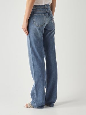 4. Women's cotton denim jeans Light Denim