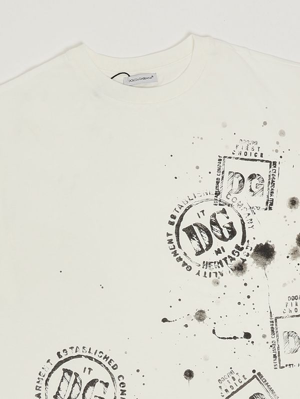3. Camiseta de algodón para niño Blanco Dolce e Gabbana l4jthvg7pzc