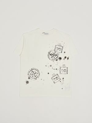 1. Camiseta de algodón para niño Blanco