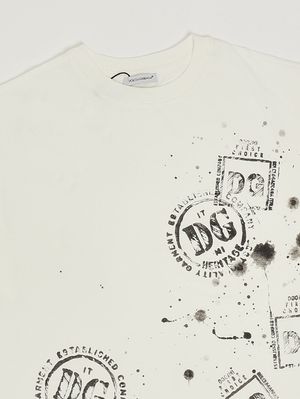 3. Camiseta de algodón para niño Blanco